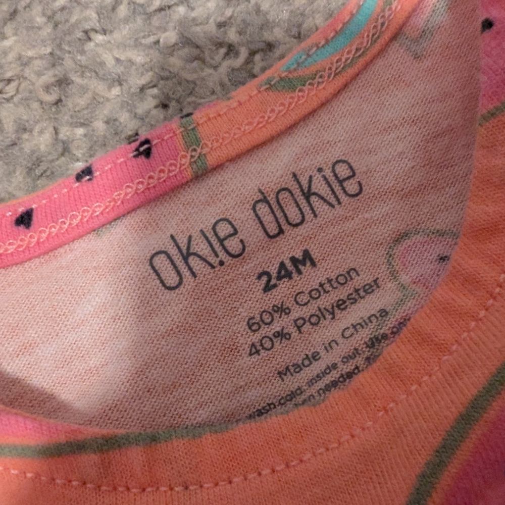 3 For $12 Okie Dokie Vibrant Orange Dress - Picture 3 of 4